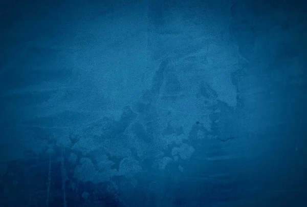 Vintage grunge μπλε τσιμεντένια υφή στούντιο τοίχο φόντο με βινιέτα. — Φωτογραφία Αρχείου