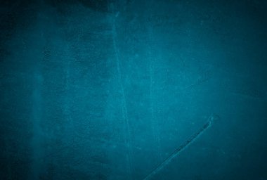 Vintage grunge mavi beton doku stüdyo duvarı arka planı vignette ile.