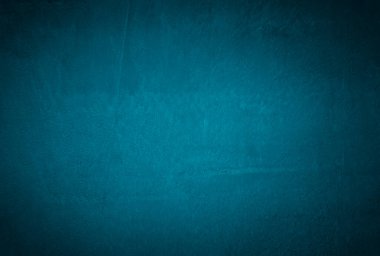 Vintage grunge mavi beton doku stüdyo duvarı arka planı vignette ile.