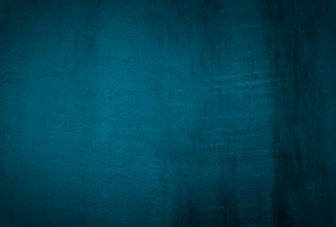 Vintage grunge mavi beton doku stüdyo duvarı arka planı vignette ile.