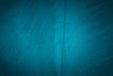 Vintage grunge mavi beton doku stüdyo duvarı arka planı vignette ile.