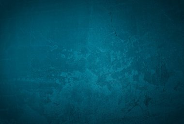 Vintage grunge mavi beton doku stüdyo duvarı arka planı vignette ile.