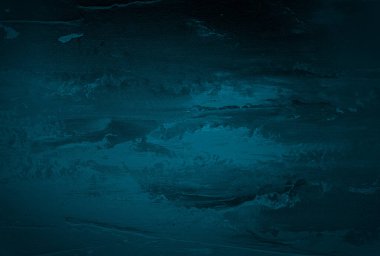 Vintage grunge mavi beton doku stüdyo duvarı arka planı vignette ile.