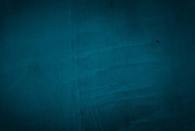 Vintage grunge mavi beton doku stüdyo duvarı arka planı vignette ile.