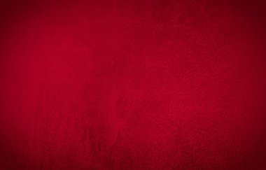 Eski bir beton duvarın soyut kırmızı duvar arkaplan dokusu