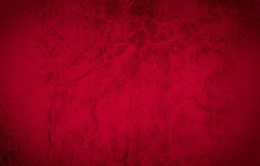 Eski bir beton duvarın soyut kırmızı duvar arkaplan dokusu