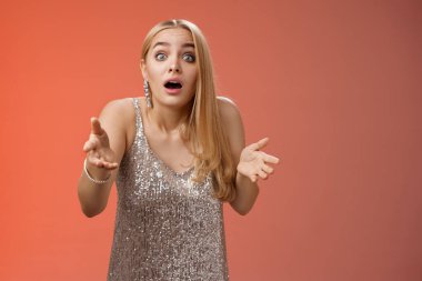 Etkilenmiş sarışın kadın heyecan verici hikâyeyi tekrar anlatıyor. Şaşırmış geniş gözler silkiyor. Ne olduğunu açıklamaya çalışıyor.