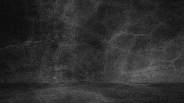 Eski siyah arka plan. Grunge dokusu. Siyah duvar kağıdı. Tahta Döşeme Betonu