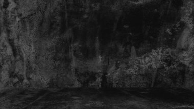 Eski siyah arka plan. Grunge dokusu. Siyah duvar kağıdı. Tahta Döşeme Betonu