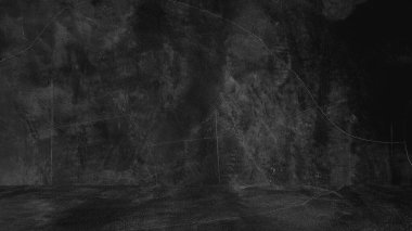 Eski siyah arka plan. Grunge dokusu. Siyah duvar kağıdı. Tahta Döşeme Betonu