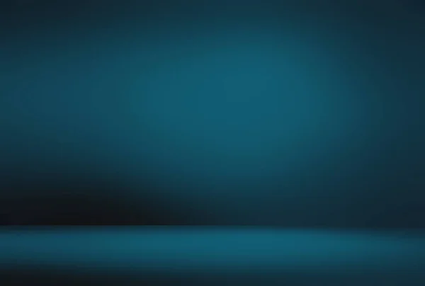 Abstract Luxe verloop Blauwe achtergrond. Glad Donkerblauw met zwarte vignet Studio Banner. — Stockfoto