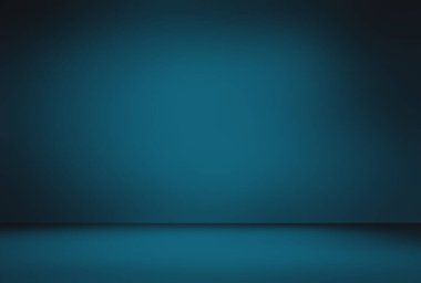 Soyut Lüks Derece Mavi arka plan. Siyah vignette Stüdyo Sancağıyla Pürüzsüz Koyu Mavi.