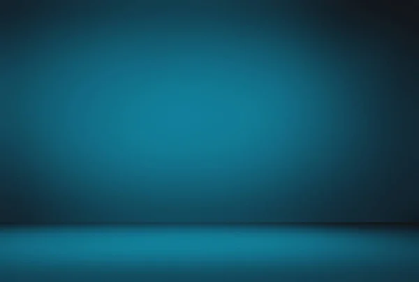 Abstrakt lyx lutning blå bakgrund. Smooth Mörkblå med svart vinjett Studio Banner. — Stockfoto