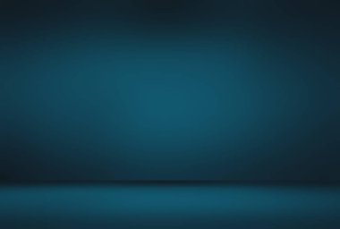 Soyut Lüks Derece Mavi arka plan. Siyah vignette Stüdyo Sancağıyla Pürüzsüz Koyu Mavi.