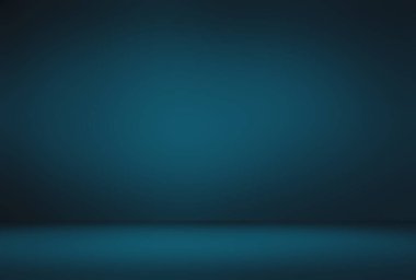 Soyut Lüks Derece Mavi arka plan. Siyah vignette Stüdyo Sancağıyla Pürüzsüz Koyu Mavi.