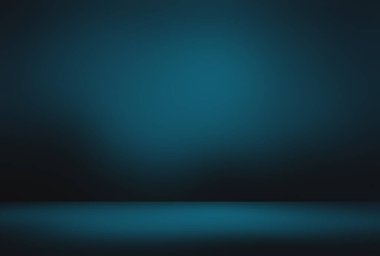 Soyut Lüks Derece Mavi arka plan. Siyah vignette Stüdyo Sancağıyla Pürüzsüz Koyu Mavi.