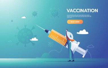 Doktor, Covid-19 Corona Virüsü 'ne karşı savaşarak insanları korumak için 