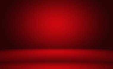 Soyut lüks, yumuşak, kırmızı arka plan, Noel Sevgililer Günü planı, stüdyo, oda, web şablonu, düz daire eğimli iş raporu.