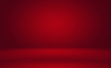 Soyut lüks, yumuşak, kırmızı arka plan, Noel Sevgililer Günü planı, stüdyo, oda, web şablonu, düz daire eğimli iş raporu.