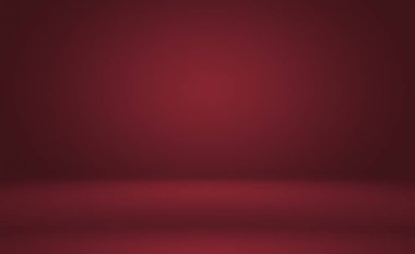 Soyut lüks, yumuşak, kırmızı arka plan, Noel Sevgililer Günü planı, stüdyo, oda, web şablonu, düz daire eğimli iş raporu.