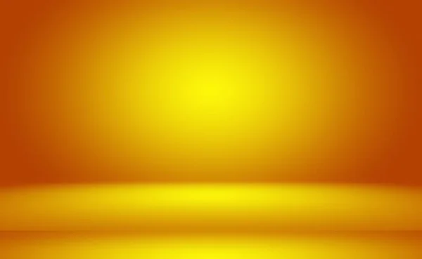 Аннотация Luxury Gold yellow gradient studio wall, well use as background, layout, banner and product presentation. — стоковое фото