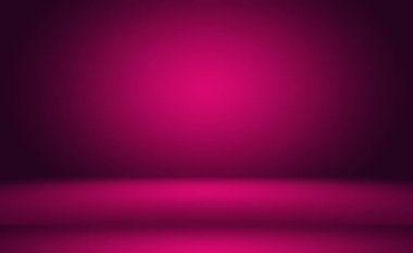 Stüdyo Arkaplan Konsepti - ürün için soyut boş ışık gradyanı mor stüdyo odası arka planı. Düz Stüdyo arkaplanı.