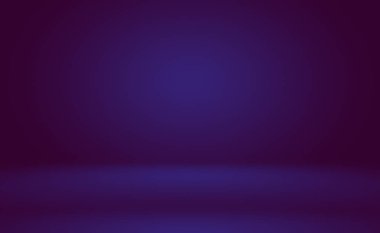 Stüdyo Arkaplan Konsepti - ürün için soyut boş ışık gradyanı mor stüdyo odası arka planı. Düz Stüdyo arkaplanı.