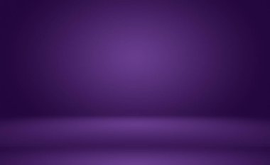 Stüdyo Arkaplan Konsepti - ürün için soyut boş ışık gradyanı mor stüdyo odası arka planı. Düz Stüdyo arkaplanı.