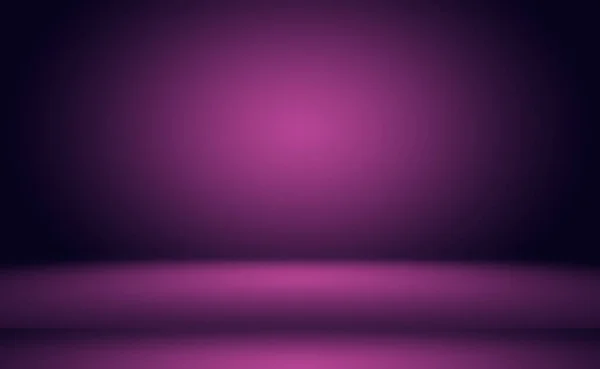 Stúdió Háttér Concept - elvont üres fény gradiens lila stúdió szoba háttér termék. Plain Studio háttér. — Stock Fotó
