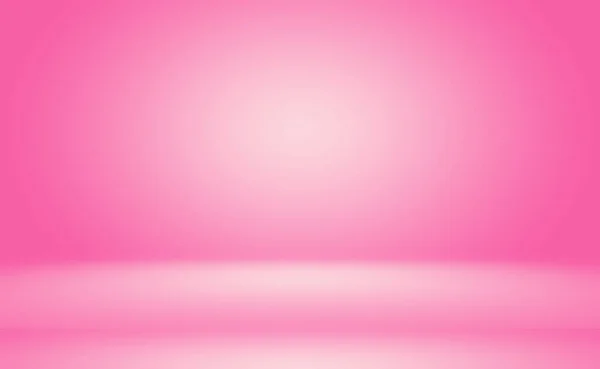 Astratto vuoto liscio luce rosa studio stanza sfondo, Utilizzare come montaggio per la visualizzazione del prodotto, banner, modello. — Foto Stock