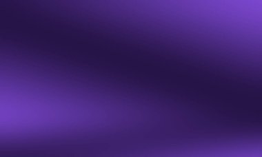 Stüdyo Arkaplan Konsepti - ürün için soyut boş ışık gradyanı mor stüdyo odası arka planı.