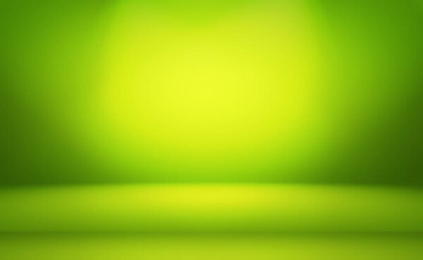Зеленый градиент абстрактный фон пустая комната с местом для текста и изображения.