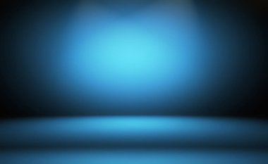 Soyut Lüks Derece Mavi arka plan. Siyah vignette Stüdyo Sancağıyla Pürüzsüz Koyu Mavi.