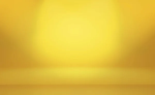 Abstract Luxury Gold yellow gradient studio wall, well use as background,layout,banner and product presentation. — Stock Photo, Image