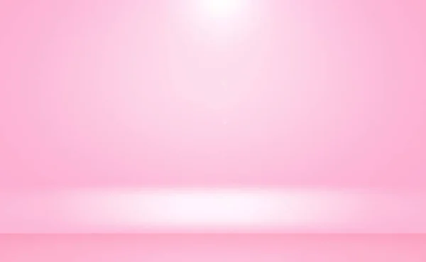 Abstract empty smooth light pink studio room background, Use as montage for product display,banner,template. — Stock Photo, Image