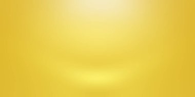 Soyut Lüks Altın Gradyan Stüdyo Duvarı. Arka plan, düzen, afiş ve ürün sunumu olarak kullanılabilir..