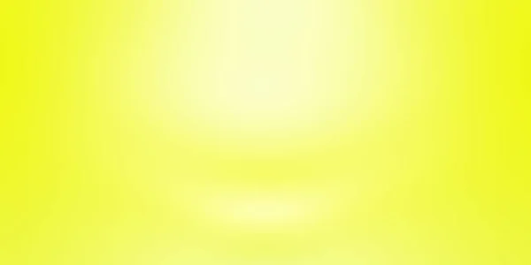 Abstract solid of shining yellow gradient studio wall room background.