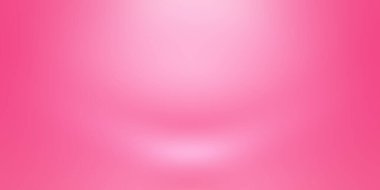Soyut boş açık pembe stüdyo odası arka planı, ürün gösterimi, afiş, şablon için montaj olarak kullan.