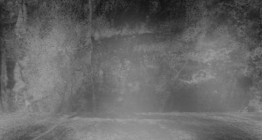 Eski siyah arka plan. Grunge dokusu. Siyah duvar kağıdı. Tahta Döşeme Betonu