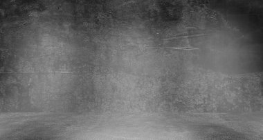 Eski siyah arka plan. Grunge dokusu. Siyah duvar kağıdı. Tahta Döşeme Betonu