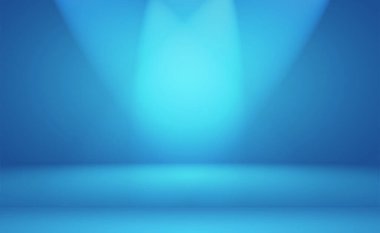 Soyut Lüks Derece Mavi arka plan. Siyah vignette Stüdyo Sancağıyla Pürüzsüz Koyu Mavi.