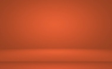 Soyut Turuncu arkaplan tasarımı, stüdyo, oda, web şablonu, düz daire eğimli iş raporu.