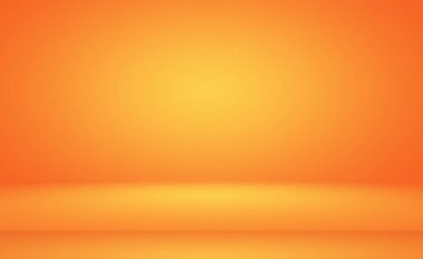 Soyut Turuncu arkaplan tasarımı, stüdyo, oda, web şablonu, düz daire eğimli iş raporu.