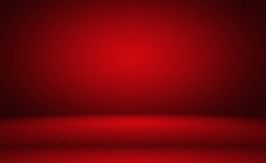 Soyut lüks, yumuşak, kırmızı arka plan, Noel Sevgililer Günü planı, stüdyo, oda, web şablonu, düz daire eğimli iş raporu.