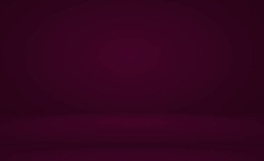 Stüdyo Arkaplan Konsepti - ürün için soyut boş ışık gradyanı mor stüdyo odası arka planı. Düz Stüdyo arkaplanı.