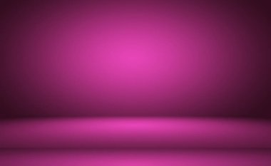 Stüdyo Arkaplan Konsepti - ürün için soyut boş ışık gradyanı mor stüdyo odası arka planı. Düz Stüdyo arkaplanı.