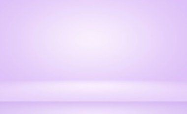 Stüdyo Arkaplan Konsepti - ürün için soyut boş ışık gradyanı mor stüdyo odası arka planı. Düz Stüdyo arkaplanı.