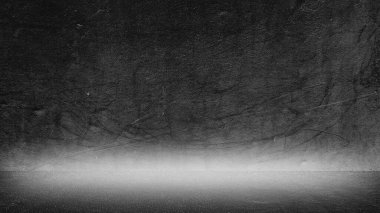 Eski siyah arka plan. Grunge dokusu. Siyah duvar kağıdı. Tahta Döşeme Betonu