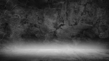 Eski siyah arka plan. Grunge dokusu. Siyah duvar kağıdı. Tahta Döşeme Betonu