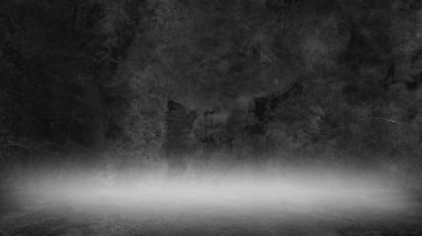 Eski siyah arka plan. Grunge dokusu. Siyah duvar kağıdı. Tahta Döşeme Betonu